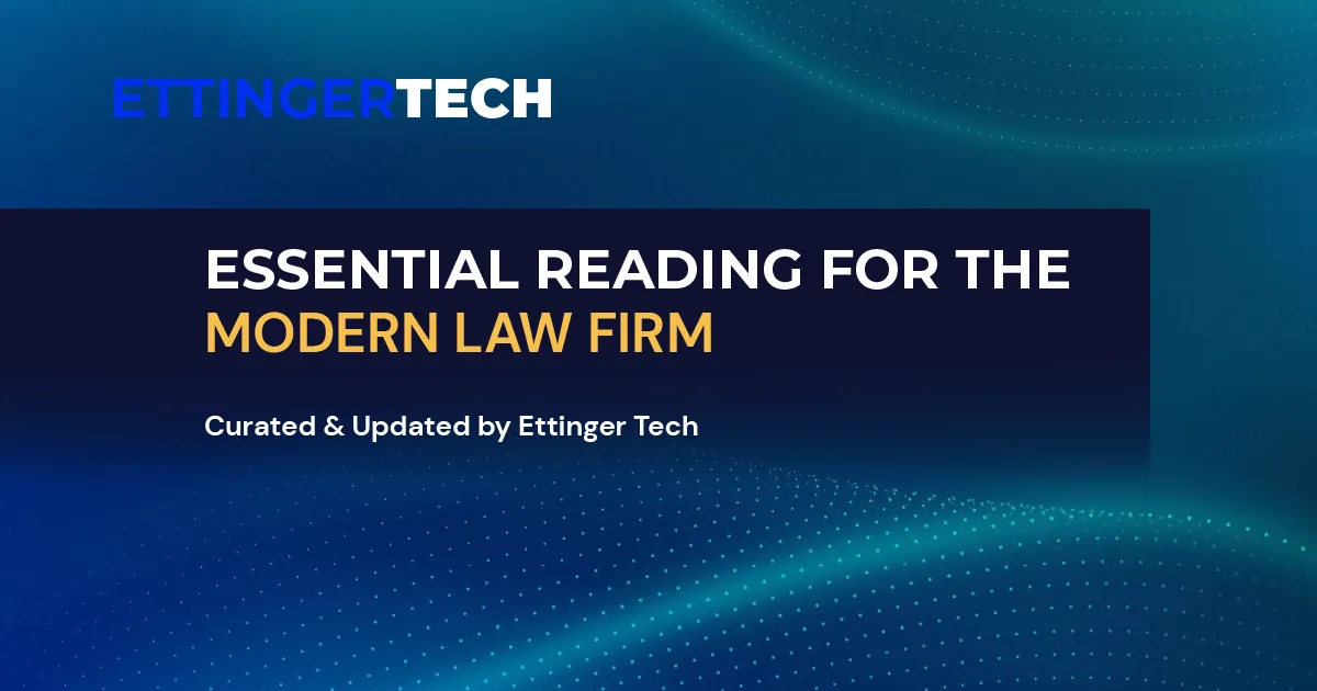 The Law Firm Owner’s Library: Essential Business & Growth Books | Ettinger Tech